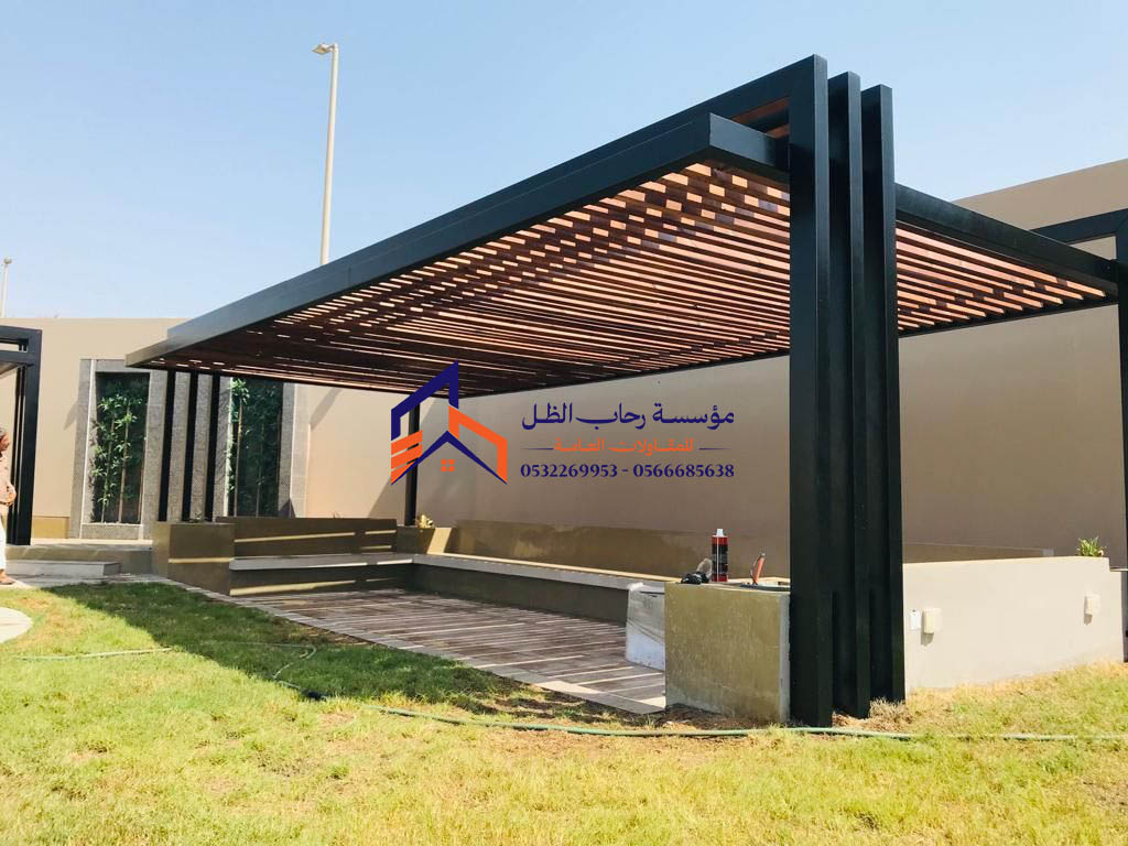 خطوات تركيب برجولات حديد