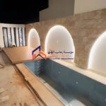 تغطية مسبح بديل خشب