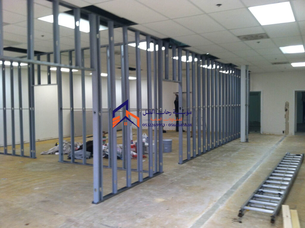 خطوات تركيب غرفة الاسمنت بورد